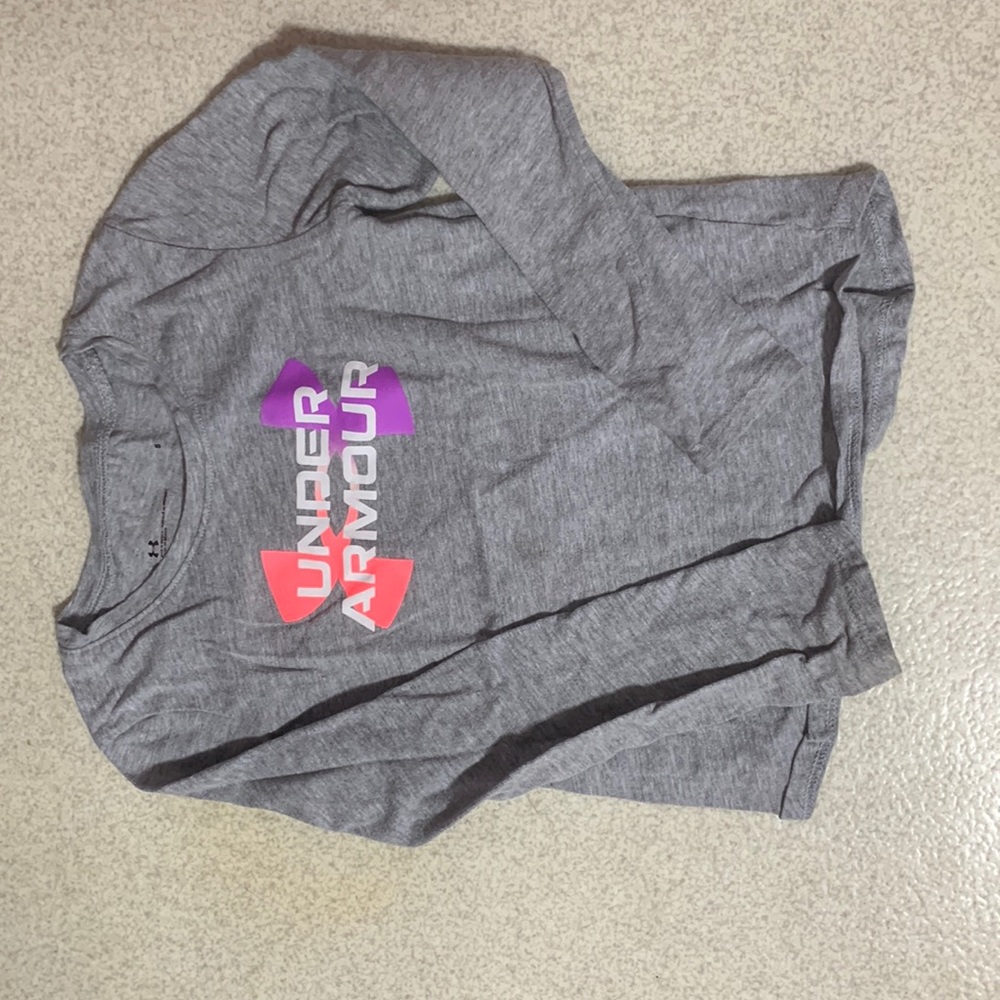 Long sleeve under armour girls too